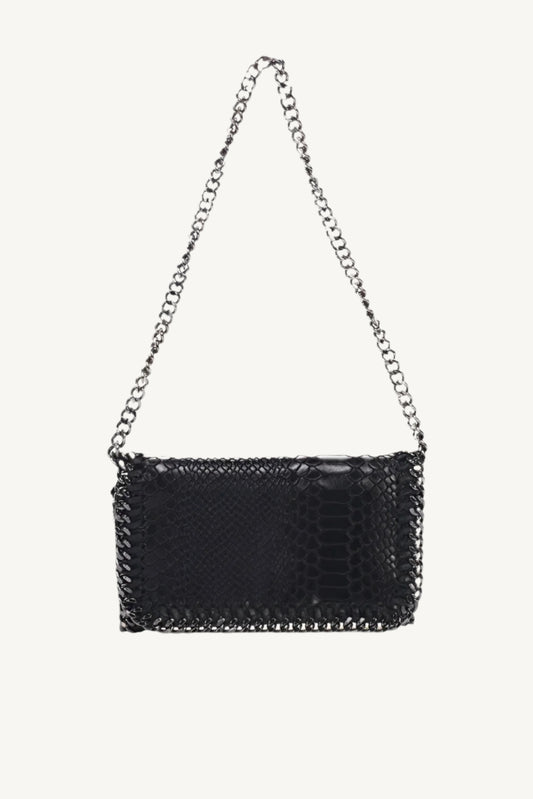 Ella  Black - Elegant Suede Crossbody Bag