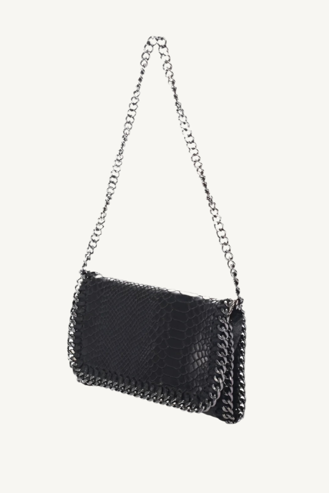 Ella  Black - Elegant Suede Crossbody Bag