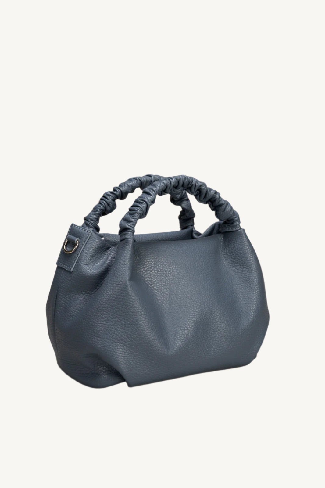 "Women's grain leather handbag with top handles, adjustable strap, zip closure, and spacious interior. Perfect for everyday elegance. Made in Italy."