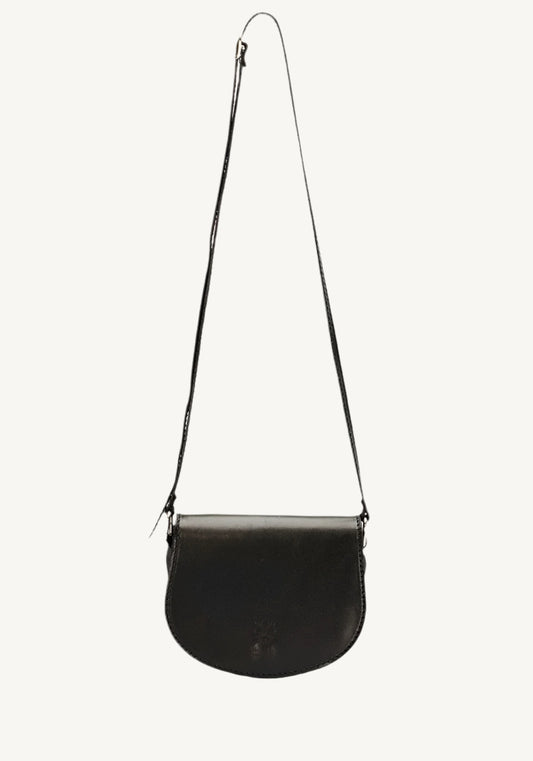 Kristina Black - Elegant Leather Shoulder Bag