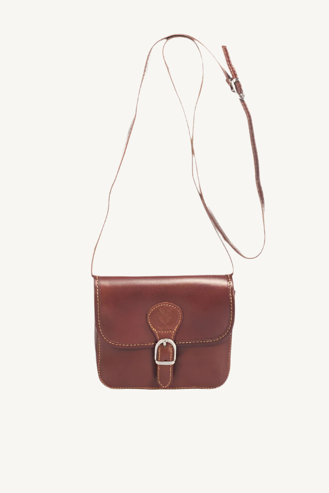 Nadenka Brown - Elegant Leather Shoulder Bag