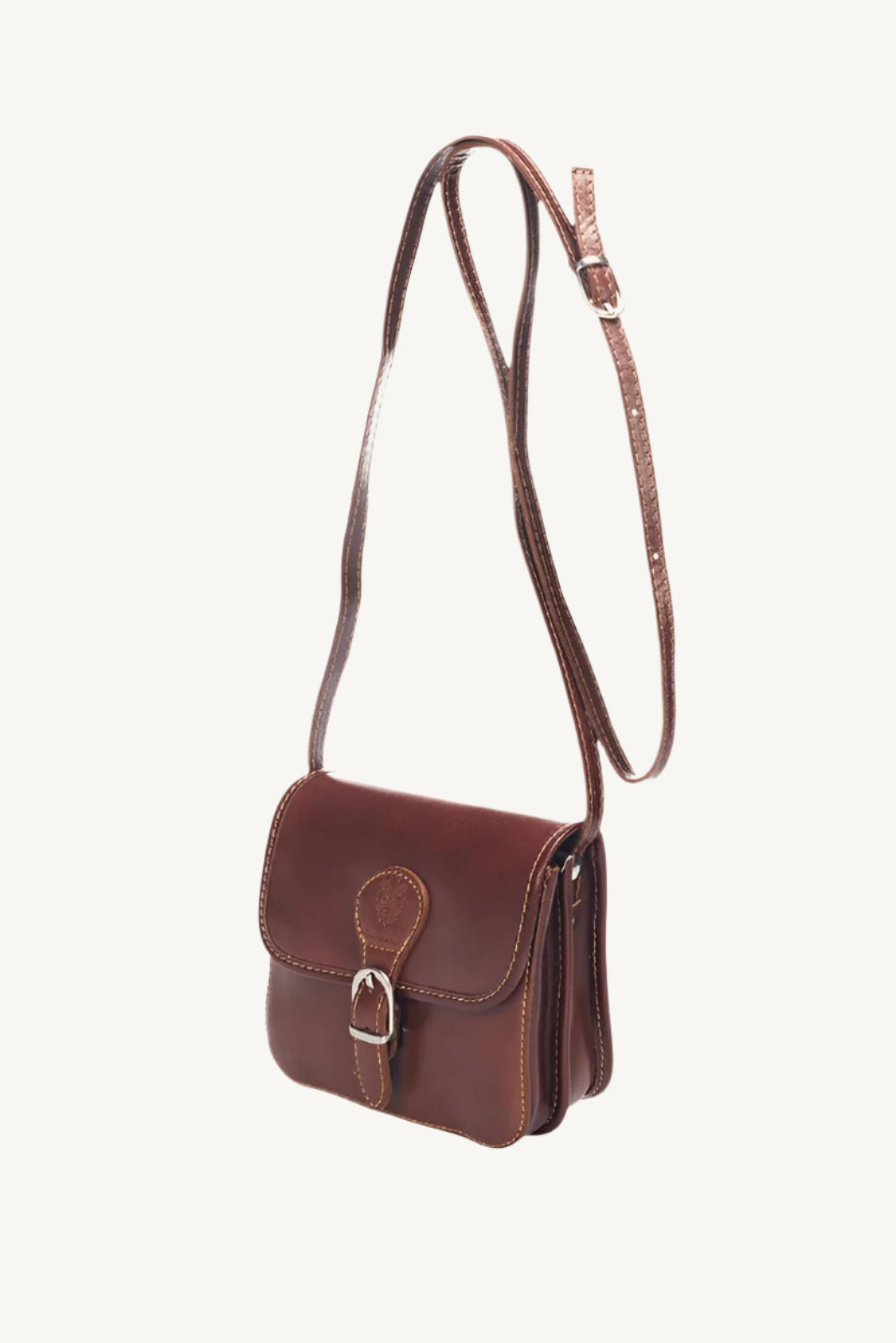 Nadenka Brown - Elegant Leather Shoulder Bag